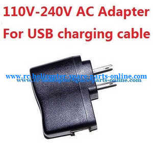 JJRC H36 E010 quadcopter spare parts todayrc toys listing 110V-240V AC Adapter for USB charging cable