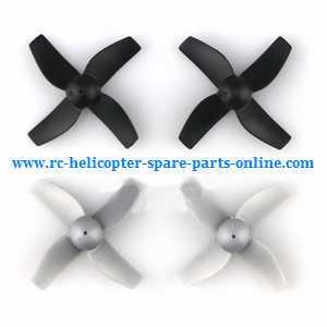 JJRC H36 E010 quadcopter spare parts todayrc toys listing main blades (Black-Gray)