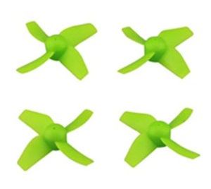 JJRC H36F RC quadcopter drone spare parts main blades propellers (Green)