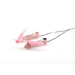 JJRC H37 H37W E50 E50S quadcopter spare parts todayrc toys listing 2*blade (Pink) + 2*motor deck (Pink) + motors (Red-Blue + Black-White wire)