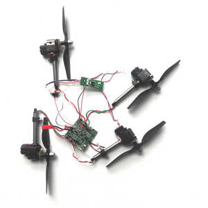 JJRC H40WH RC quadcopter spare parts todayrc toys listing side motors and PCB board set