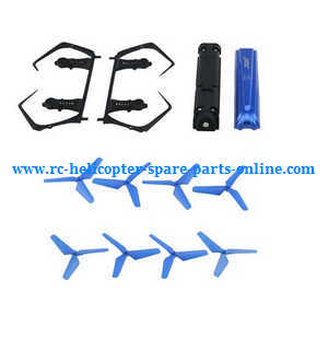 JJRC H43 H43WH RC quadcopter spare parts todayrc toys listing main blades*2 + Folding rack + upper and lower cover