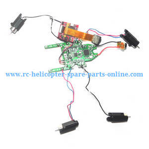 JJRC H49WH H49 RC quadcopter spare parts todayrc toys listing WIFI camera + PCB board + main motors set