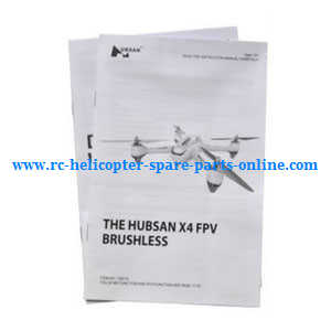 Hubsan H501 H501S H501S-S RC Quadcopter spare parts todayrc toys listing English manual book