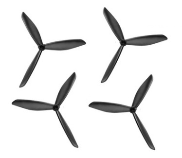 Hubsan H501C RC Quadcopter spare parts todayrc toys listing upgrade 3-leaf main blades (Black)