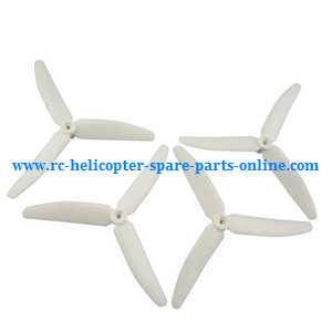 Hubsan H502S H502E RC Quadcopter spare parts todayrc toys listing upgrade 3-leaf main blades (White)