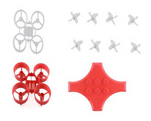 JJRC H67 RC quadcopter drone spare parts todayrc toys listing main frame (Red+White) + upper cover + main blades set