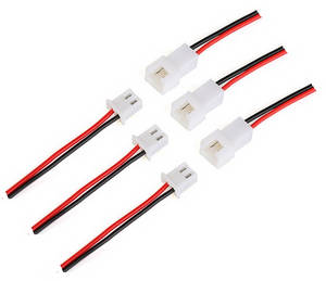 JJRC H67 RC quadcopter drone spare parts todayrc toys listing battery connect plug wire 6pcs