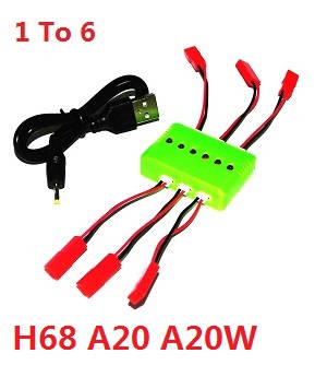 JJRC H68 H68G RC quadcopter drone spare parts todayrc toys listing 1 to 6 charger box set (H68 A20 A20W)