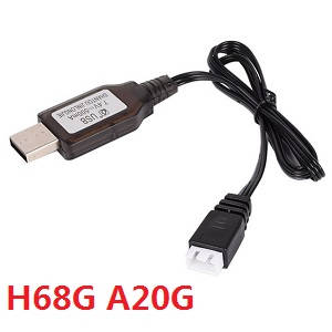 JJRC H68 H68G RC quadcopter drone spare parts todayrc toys listing USB charger wire 7.4V (H68G A20G)