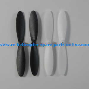 JJRC H6C H6D H6 quadcopter spare parts todayrc toys listing main blades propellers (Black-White)
