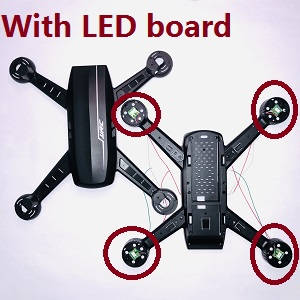JJRC H86 RC quadcopter drone spare parts todayrc toys listing upper and lower cover with LED board assembly