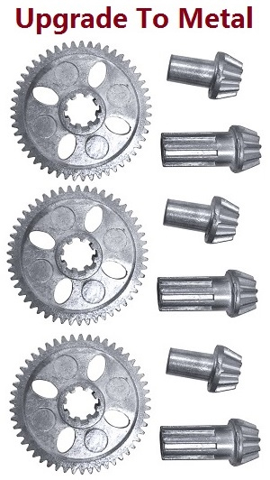 Haiboxing HBX 2105A T10 T10PRO Truck RC car vehicle spare parts Cast Pinions+Spur Gear M21052 3sets