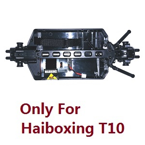 Haiboxing HBX 2105A T10 T10PRO Truck RC car vehicle spare parts bottom board with main motor + steering module + differential mechanism assembly (Only for haboxing T10)