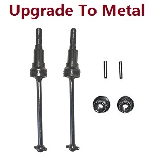 Haiboxing HBX 2105A T10 T10PRO Truck RC car vehicle spare parts upgarde to metal Front Metal Universal Shafts+Pins+Lock Nut M4 M16105