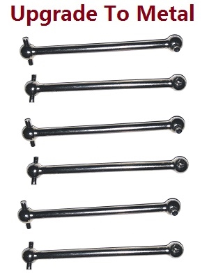 Haiboxing HBX 2105A T10 T10PRO Truck RC car vehicle spare parts Rear Metal Drive Shafts M16106 3sets