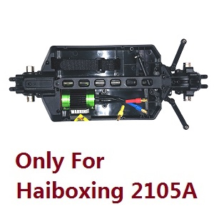 Haiboxing HBX 2105A T10 T10PRO Truck RC car vehicle spare parts bottom board with main motor + steering module + differential mechanism assembly (Only for haboxing 2105A)