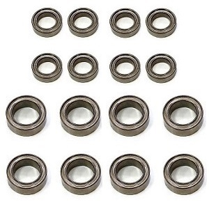 Haiboxing HBX 2105A T10 T10PRO Truck RC car vehicle spare parts bearings set 16pcs