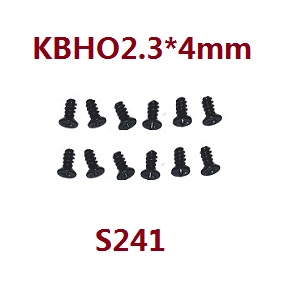 Haiboxing HBX 2105A T10 T10PRO Truck RC car vehicle spare parts Countersunk Self Tapping Screws (12P) KBHO2.3*4mm S241