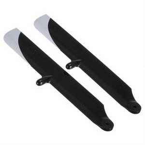 Hisky HCP100 FBL100 MCPX RC Helicopter spare parts todayrc toys listing main blades (Black-White or Random color)