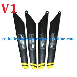 Huan Qi HQ 848 848B 848C RC helicopter spare parts todayrc toys listing main blades (Yellow V1)
