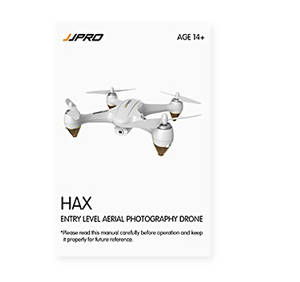 JJPRO JJRC X3 RC quadcopter drone spare parts todayrc toys listing English manual book