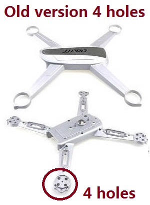 JJRC JJPRO X5 X5P RC Drone Quadcopter spare parts todayrc toys listing upper and lower cover (Old version 4 holes) Silver