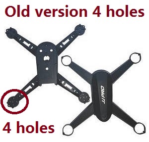 JJRC JJPRO X5 X5P RC Drone Quadcopter spare parts todayrc toys listing upper and lower cover (Old version 4 holes) Black