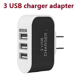 JJRC H12CH H12WH H12C H12W drone quadcopter spare parts 3 USB charger adapter
