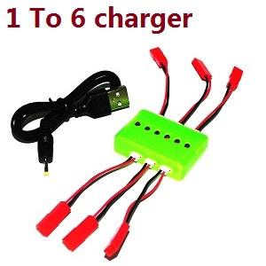 JJRC H12CH H12WH H12C H12W drone quadcopter spare parts 1 to 6 charger set