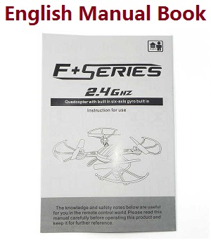 JJRC H12CH H12WH H12C H12W drone quadcopter spare parts English manual book