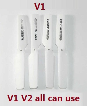 JJRC H12CH H12WH H12C H12W drone quadcopter spare parts main blades propellers White V1