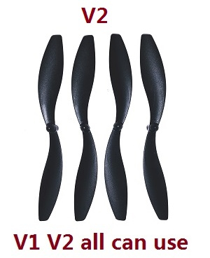 JJRC H12CH H12WH H12C H12W drone quadcopter spare parts main blades propellers Black V2