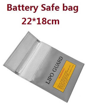 JJRC M03 E160 Yu Xiang F1 RC Helicopter spare parts todayrc toys listing battery safe bag 22*18cm