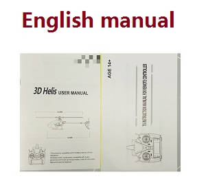 JJRC M03 E160 Yu Xiang F1 RC Helicopter spare parts todayrc toys listing English manual book - Click Image to Close