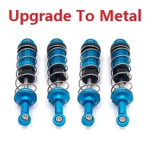 JJRC Q130 Q141 Q130A Q130B Q141A Q141B D843 D847 GB1017 GB1018 Pro RC Car Vehicle spare parts upgrade to metal shock absorber Blue - Click Image to Close