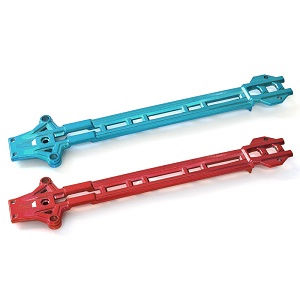 JJRC Q130 Q141 Q130A Q130B Q141A Q141B D843 D847 GB1017 GB1018 Pro RC Car Vehicle spare parts metal second floor plate 6002 Blue + Red - Click Image to Close