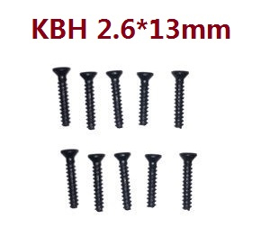 JJRC Q130 Q141 Q130A Q130B Q141A Q141B D843 D847 GB1017 GB1018 Pro RC Car Vehicle spare parts KBH 2.6*13mm screws set