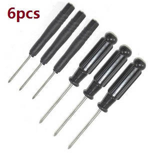 JJRC Q130 Q141 Q130A Q130B Q141A Q141B D843 D847 GB1017 GB1018 Pro RC Car Vehicle spare parts cross screwdrivers 6pcs - Click Image to Close