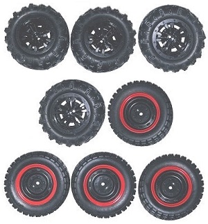 JJRC Q130 Q141 Q130A Q130B Q141A Q141B D843 D847 GB1017 GB1018 Pro RC Car Vehicle spare parts big feet tires and red tires 8pcs JJRC Q130 Q141 Q130A Q130B Q141A Q141B D843 D847 GB1017 GB1018 Pro RC Car Vehicle spare parts big feet tires and red tires 8pcs