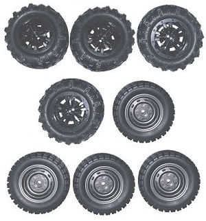 JJRC Q130 Q141 Q130A Q130B Q141A Q141B D843 D847 GB1017 GB1018 Pro RC Car Vehicle spare parts big feet tires and black tires 8pcs JJRC Q130 Q141 Q130A Q130B Q141A Q141B D843 D847 GB1017 GB1018 Pro RC Car Vehicle spare parts big feet tires and black tires 8pcs