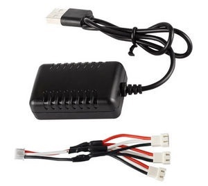 JJRC Q146 Q146A Q146B RC Car vehicle spare parts USB charger wire + 1 to 3 charger wire