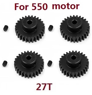 JJRC Q146 Q146A Q146B RC Car vehicle spare parts 27T motor tooth for 550 motor 053 4pcs