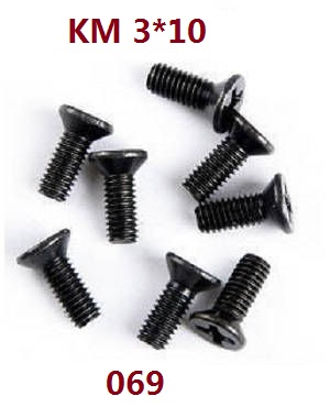 JJRC Q146 Q146A Q146B RC Car vehicle spare parts flat head cross screws M3*10 069 JJRC Q146 Q146A Q146B RC Car vehicle spare parts flat head cross screws M3*10 069