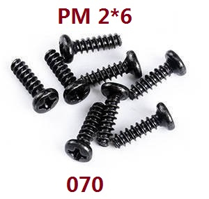 JJRC Q146 Q146A Q146B RC Car vehicle spare parts round head cross screws M2*6 070