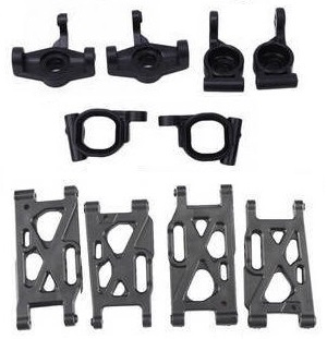 JJRC Q146 Q146A Q146B RC Car vehicle spare parts front and rear swing arm + front and rear wheel seats + C shape seat