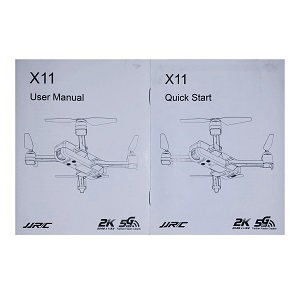 JJRC X11 X11P Pro RC Drone Quadcopter spare parts todayrc toys listing English manual book (X11)