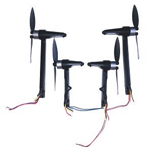 JJRC X15 S137 8802 Pro Dragonfly GPS RC quadcopter drone spare parts todayrc toys listing side bar and motor module with blades (2*A+2*B)