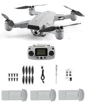 JJRC X16 GPS drone with 3 battery, RTF Gray