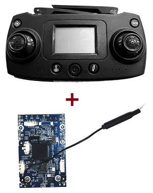 JJRC X16 Heron GPS RC quadcopter drone spare parts todayrc toys listing PCB board + transmitter (Black)